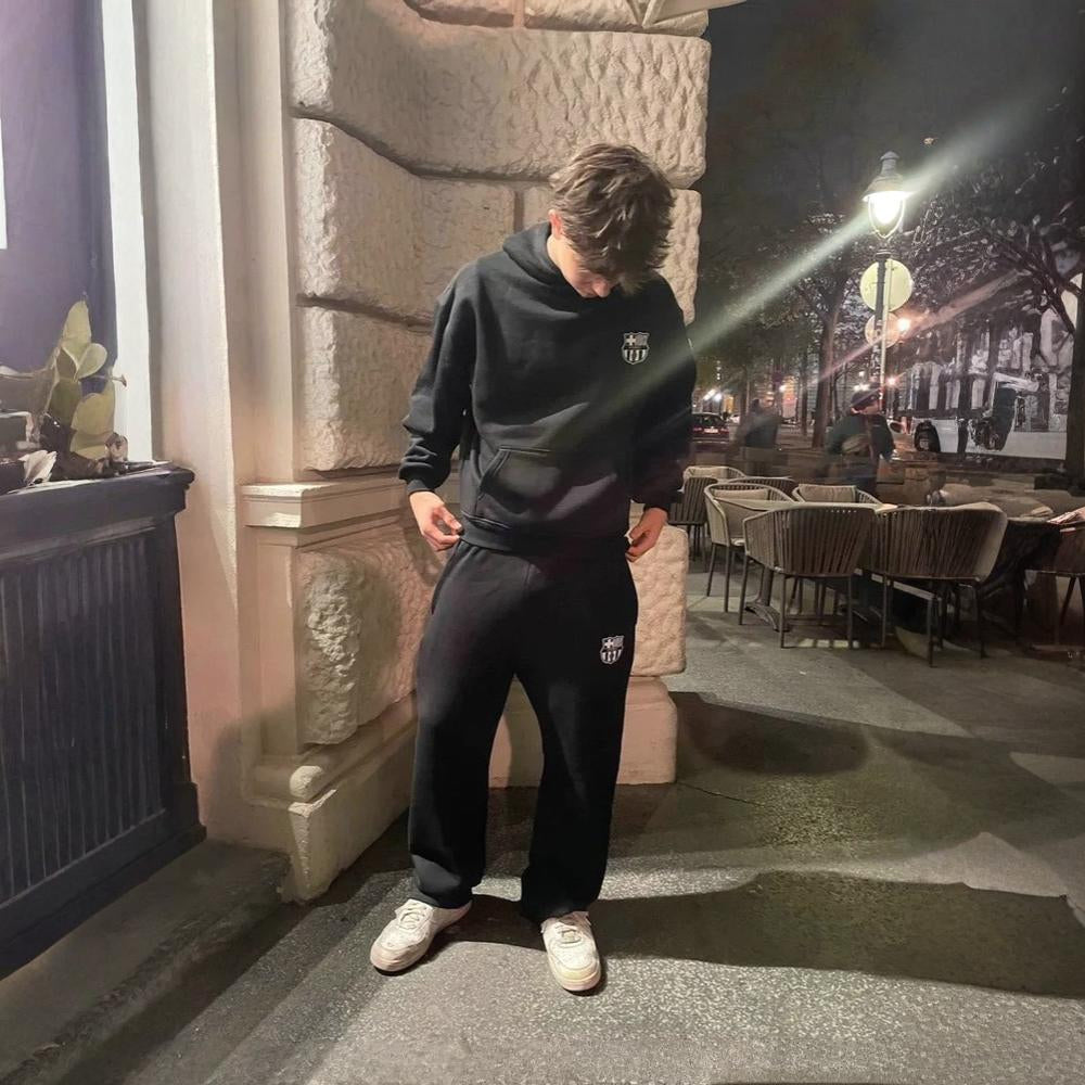 Men's Hooded Tracksuit Jumpsuit Sleepwear For Everyday Comfort