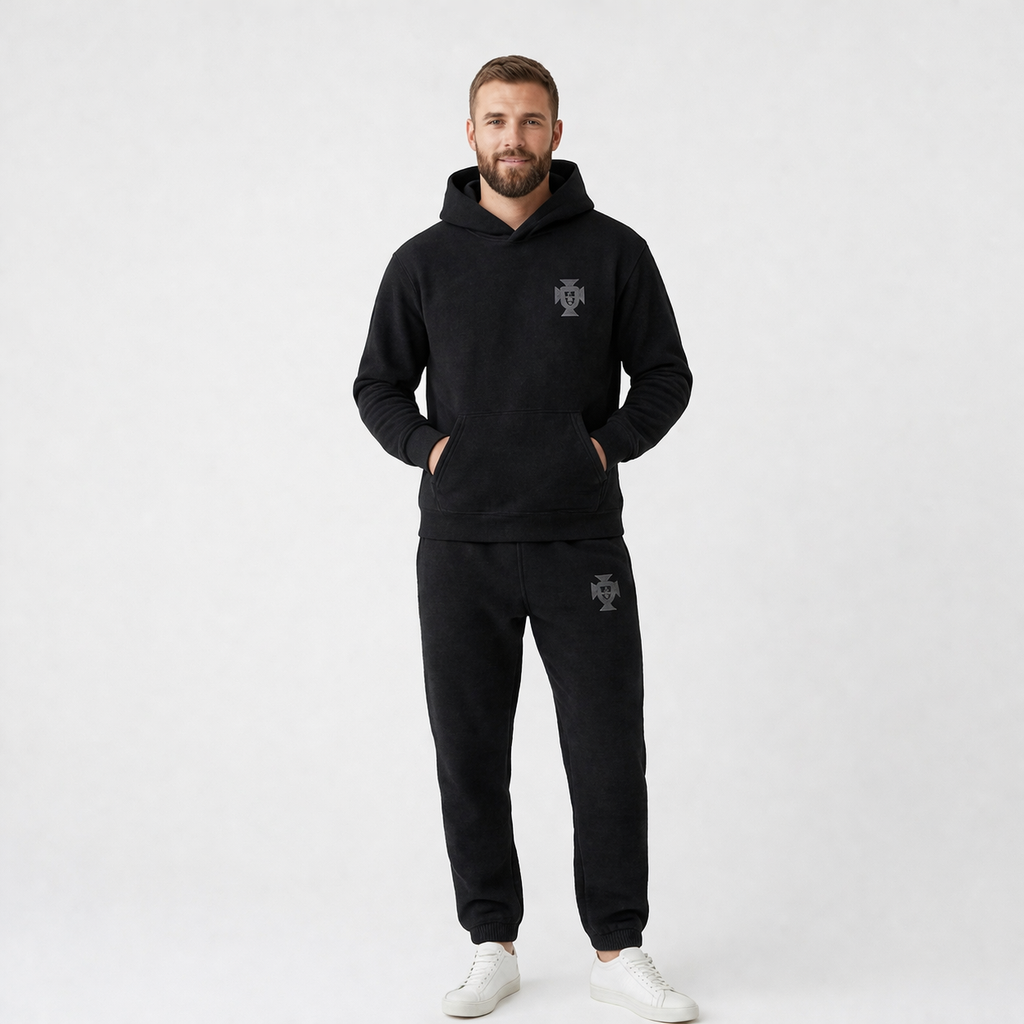Men's Hooded Tracksuit Jumpsuit Sleepwear For Everyday Comfort