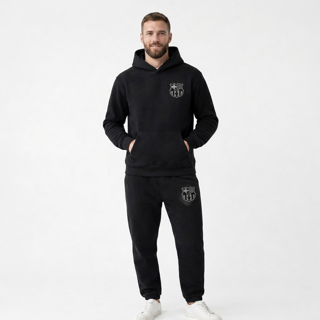 Men's Hooded Tracksuit Jumpsuit Sleepwear For Everyday Comfort