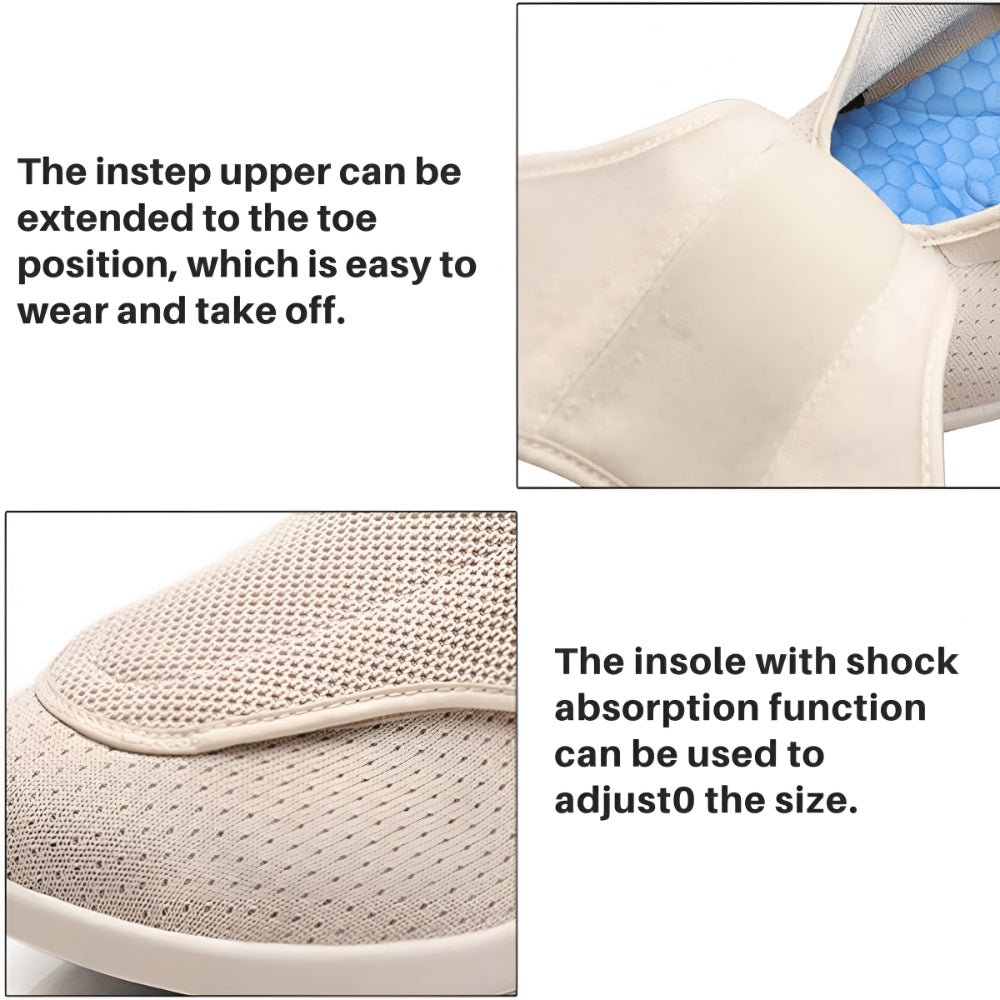 Men's Wide Fit Slip On Walking Shoes For Daily Wear