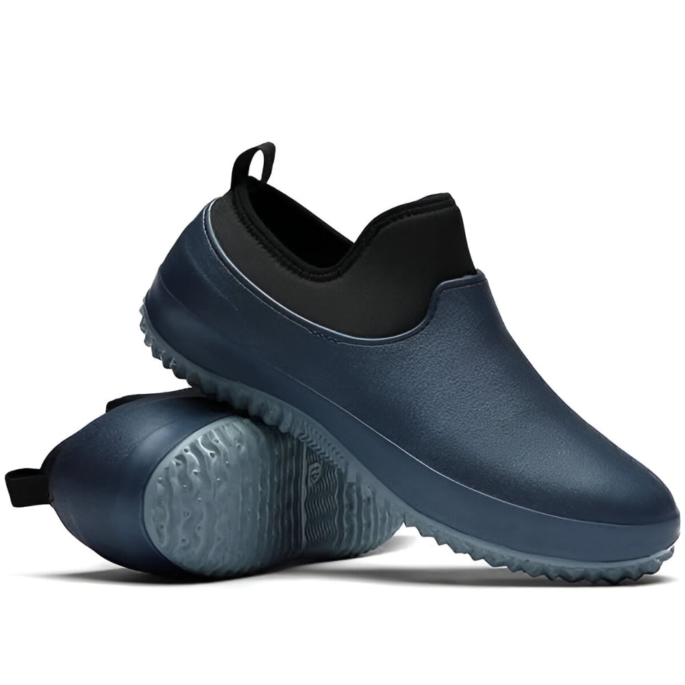 Pantofi de lucru pentru bărbați slip-on cu tracțiune antiderapantă pentru șantierele de construcții