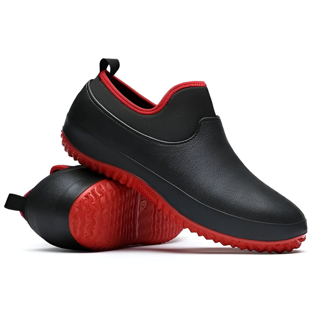 Pantofi de lucru pentru bărbați slip-on cu tracțiune antiderapantă pentru șantierele de construcții