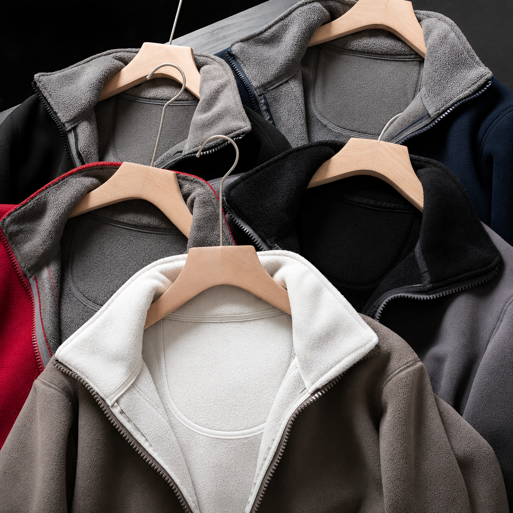Men's Outdoor Jacket With Zip Stand Collar, Casual Everyday Wear
