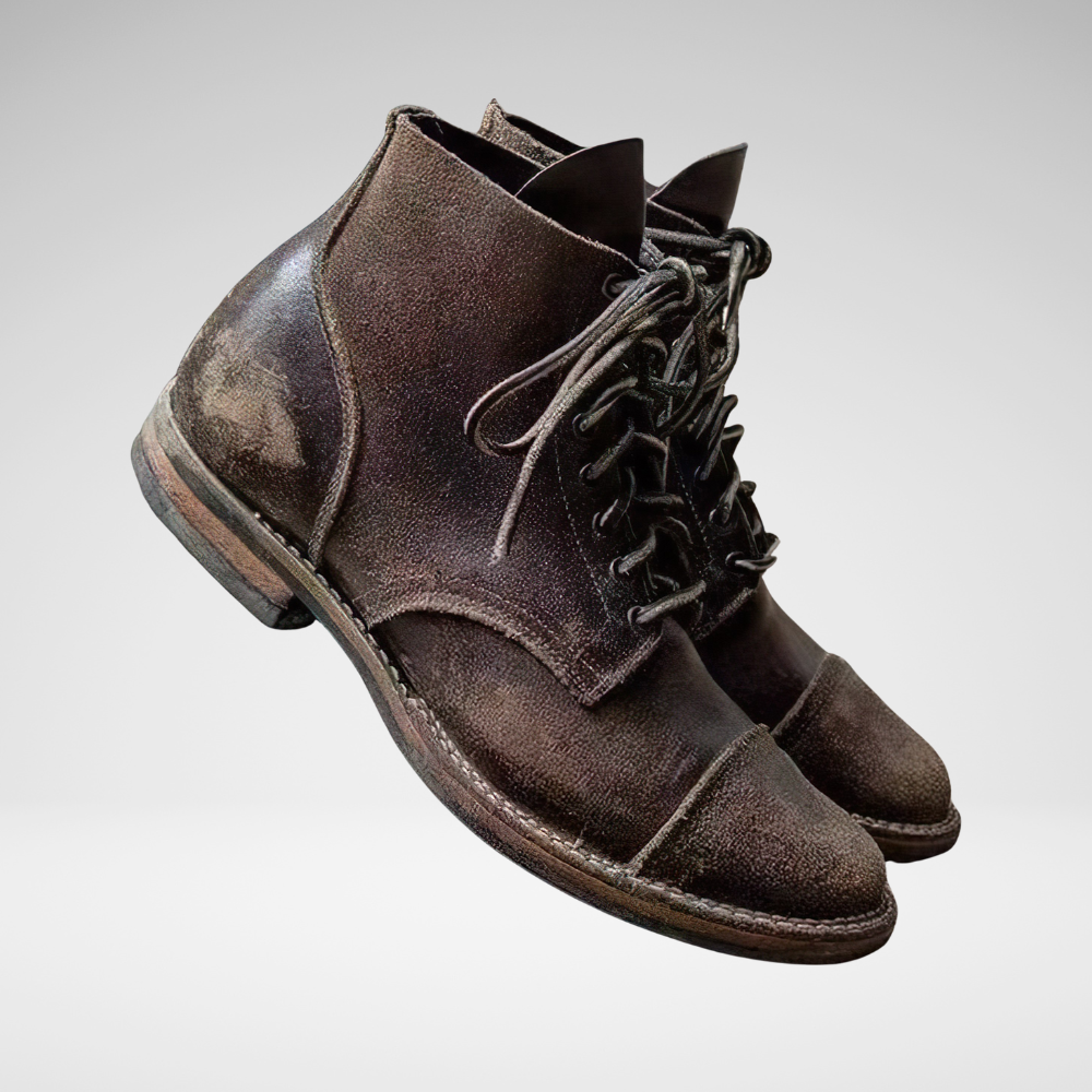 Bottes pour hommes pour le travail en extérieur avec un style vintage robuste