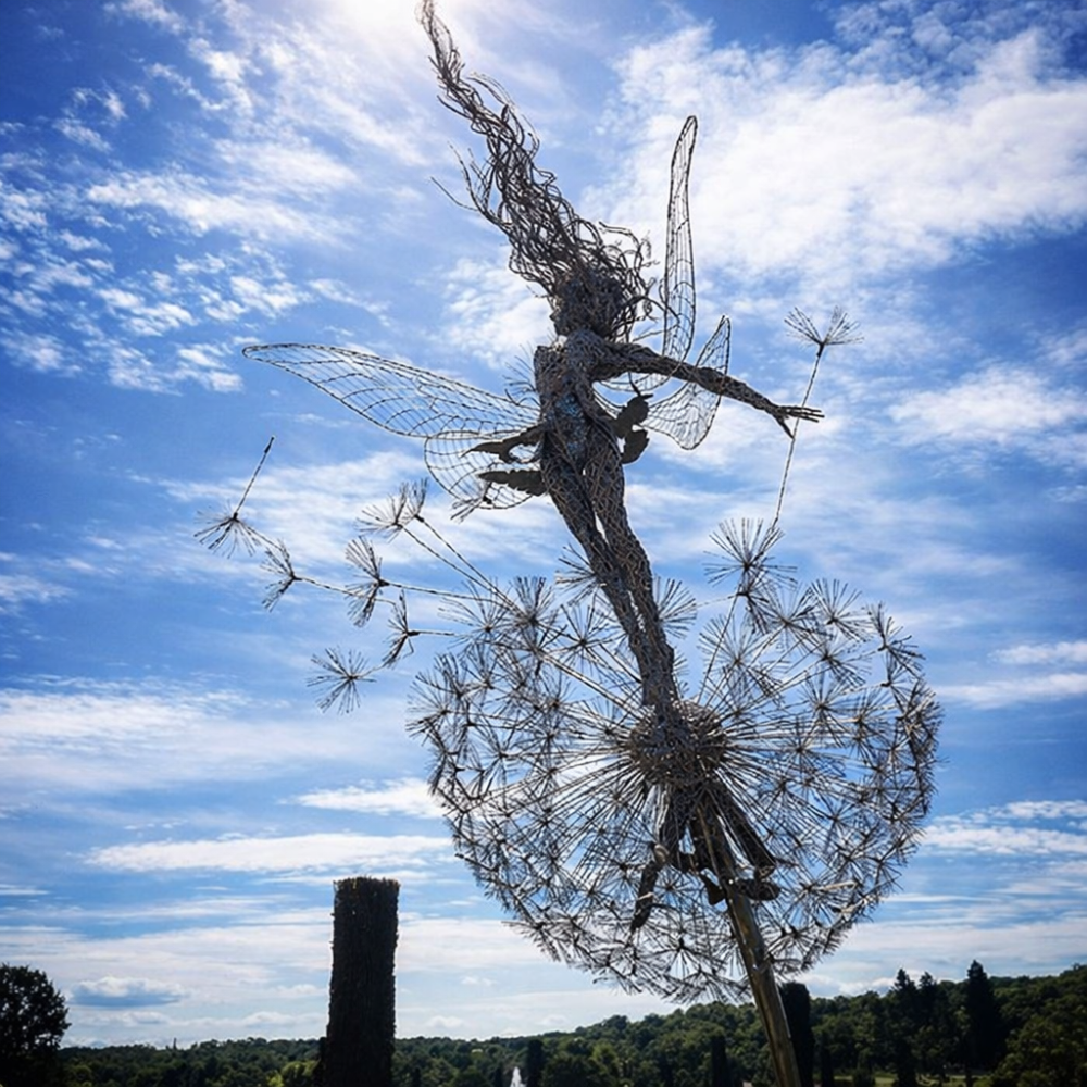 Garden Art Fairy Stake Yard Sculpture For Outdoor Decor