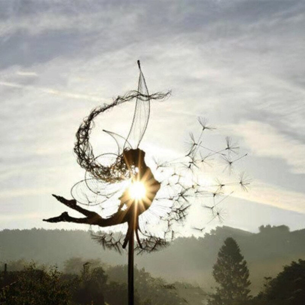 Garden Art Fairy Stake Yard Sculpture For Outdoor Decor