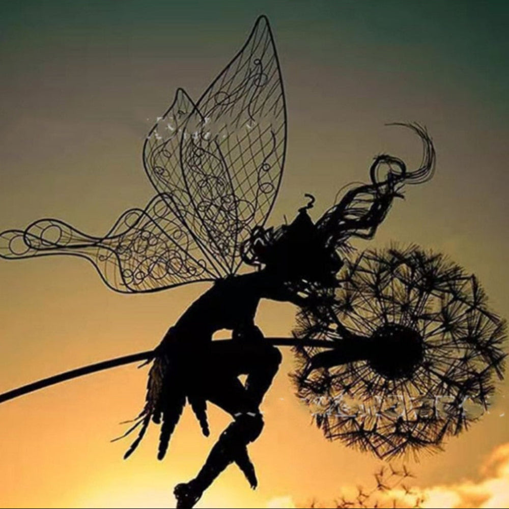 Garden Art Fairy Stake Yard Sculpture For Outdoor Decor