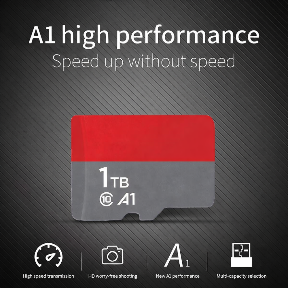 1TB vysokorychlostní micro SD karta pro rychlé ukládání dat