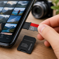 1TB Micro SD-kort med hög hastighetsadapter för telefoner och kameror