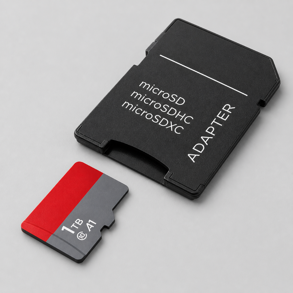 Paměťová karta s vysokou rychlostí 1TB s adaptérem Micro SD pro rozšíření úložiště