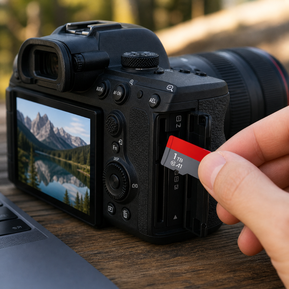 Paměťová karta s vysokou rychlostí 1TB s adaptérem Micro SD pro rozšíření úložiště