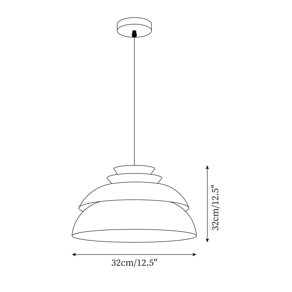 Solara Radiant hengelampe med naturinspirert silhuett | Snurv