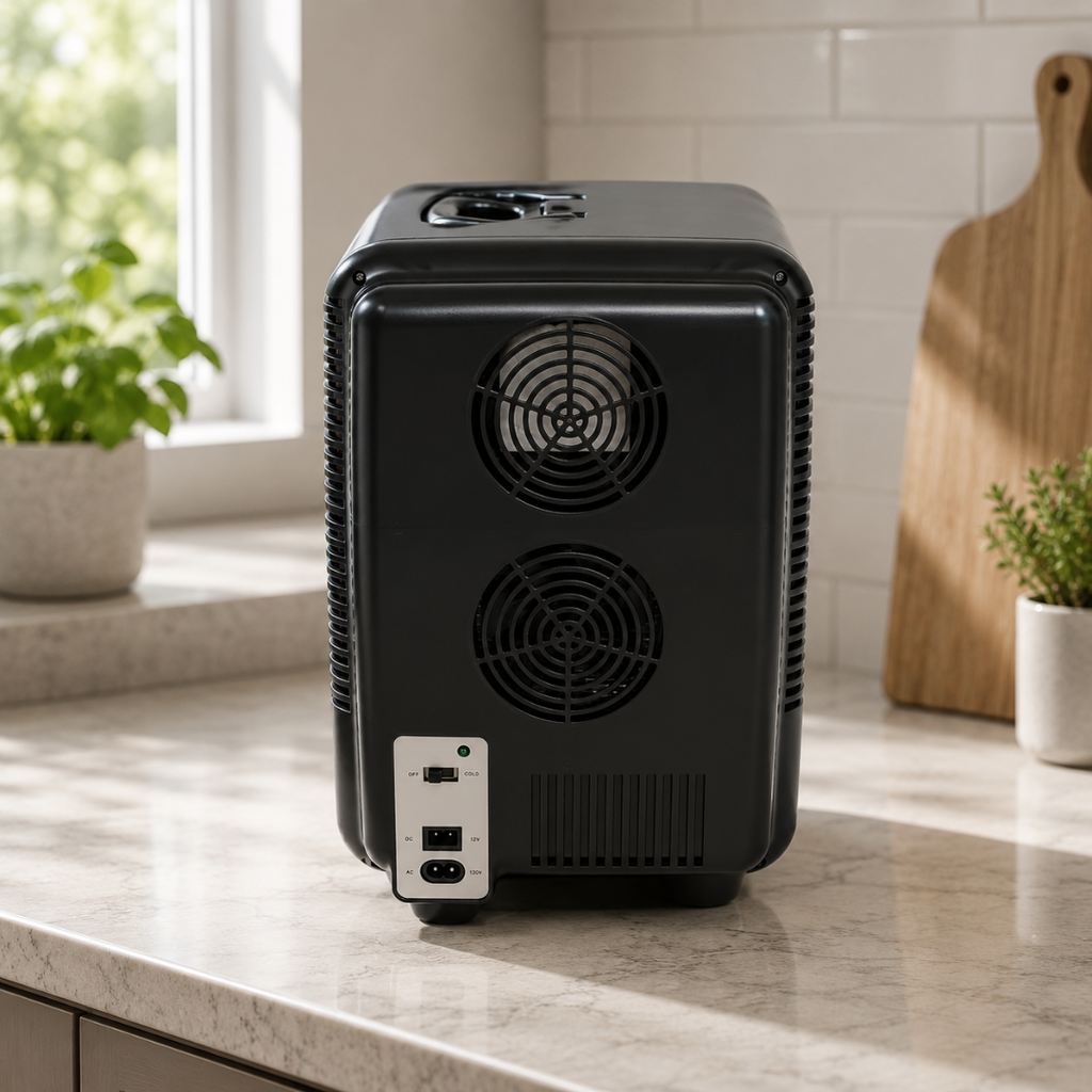 Portable Mini Fridge For Drinks And Snacks Compact Refrigerator