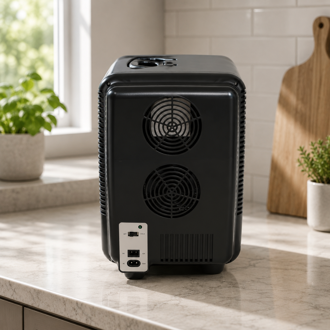 Portable Mini Fridge For Drinks And Snacks Compact Refrigerator
