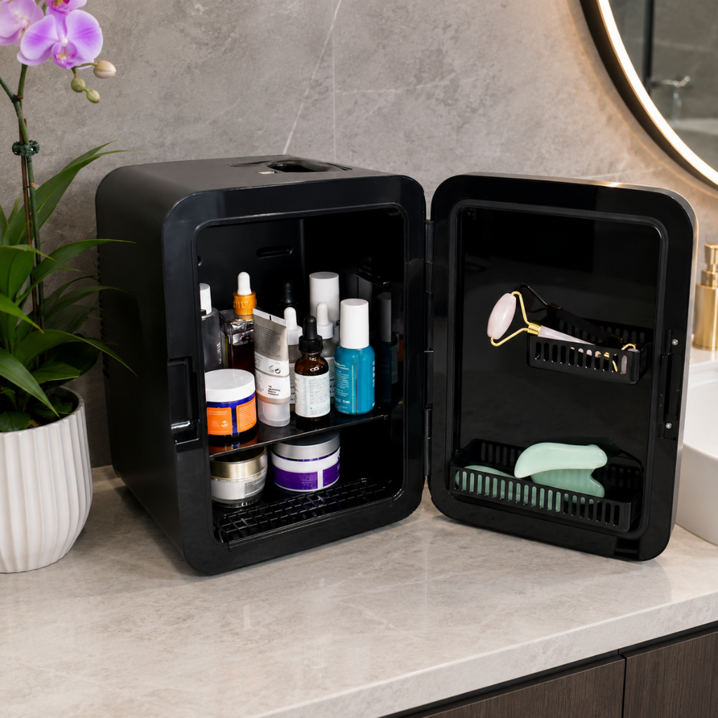 Portable Mini Fridge For Drinks And Snacks Compact Refrigerator