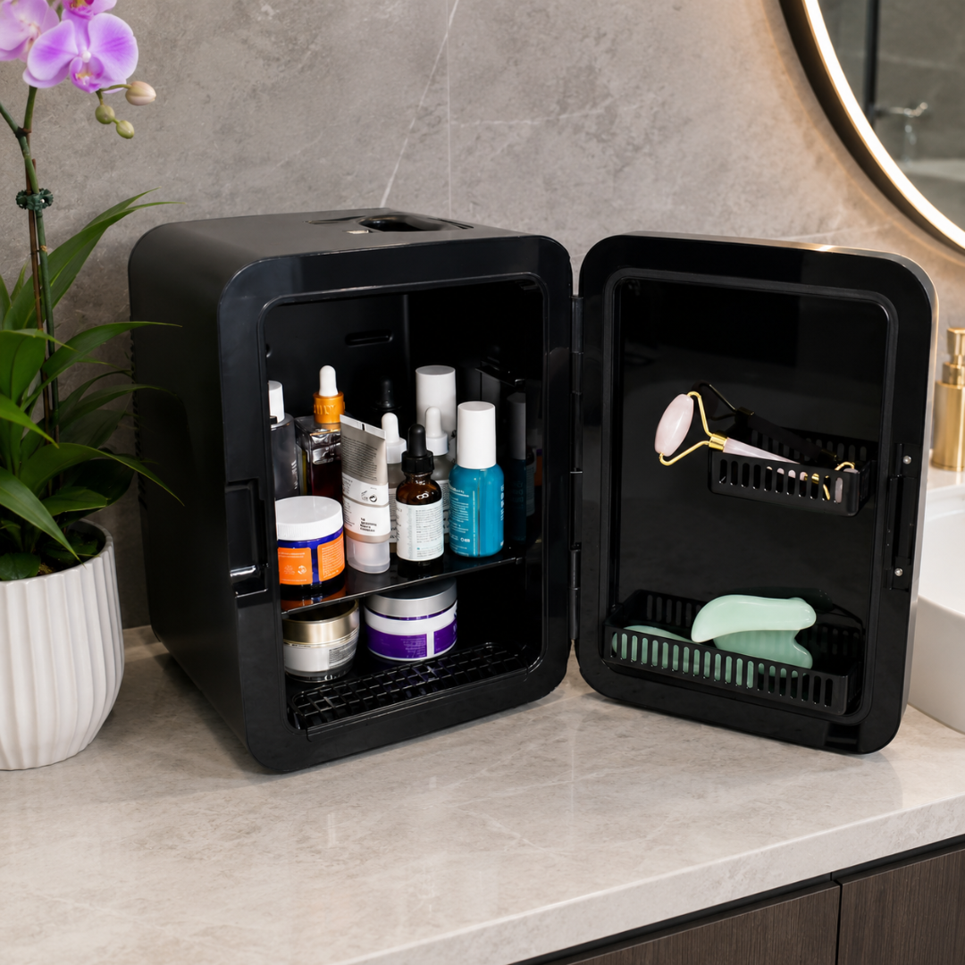 Portable Mini Fridge For Drinks And Snacks Compact Refrigerator