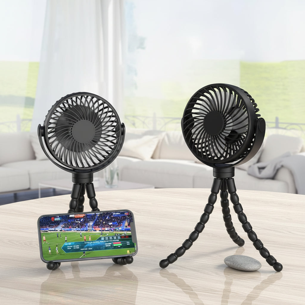 Battery Operated Clip On Stroller Fan For Portable Cooling
