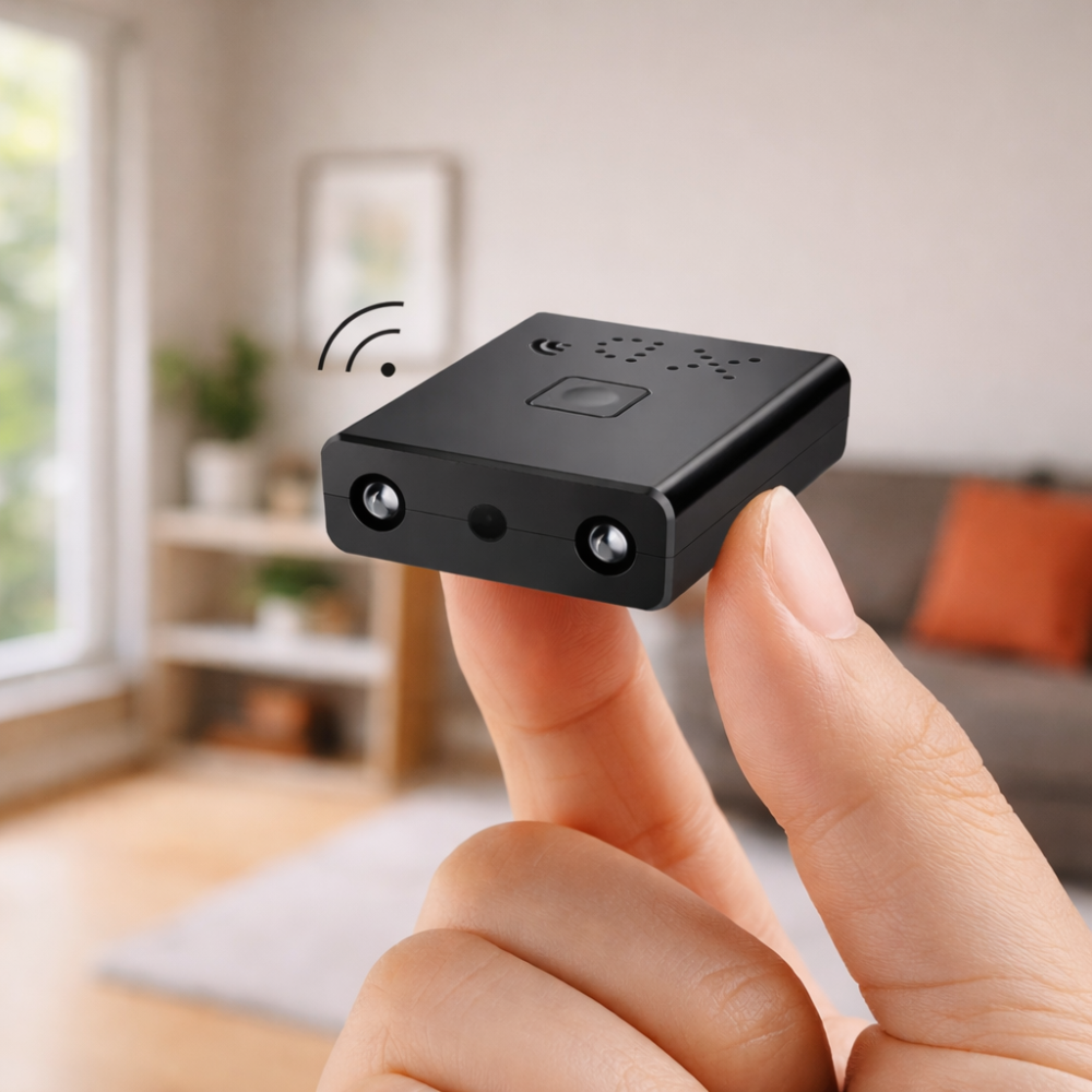 Kompakte WiFi-Sicherheitskamera für DIY-Videoaufnahmen