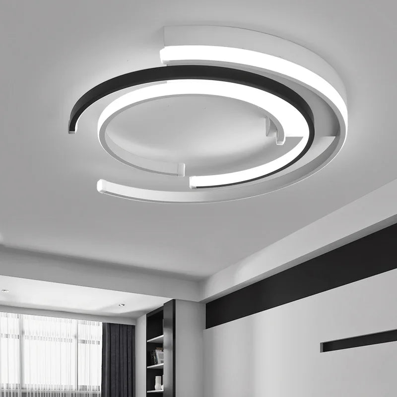 LuminaNova Contemporary LED Ceiling Fixture For Living Spaces