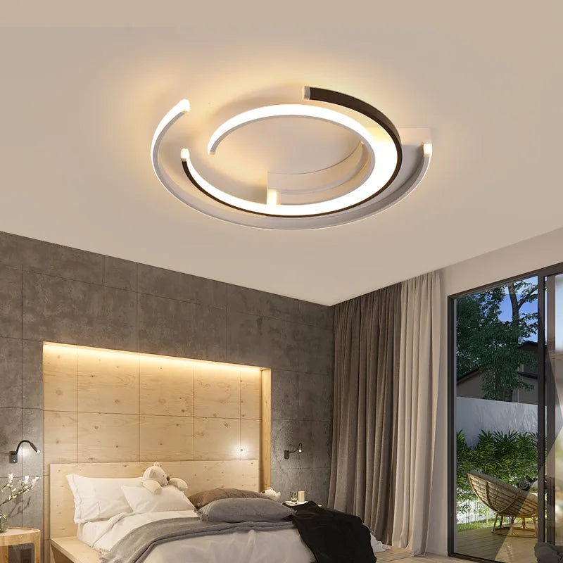 LuminaNova Contemporary LED Ceiling Fixture For Living Spaces