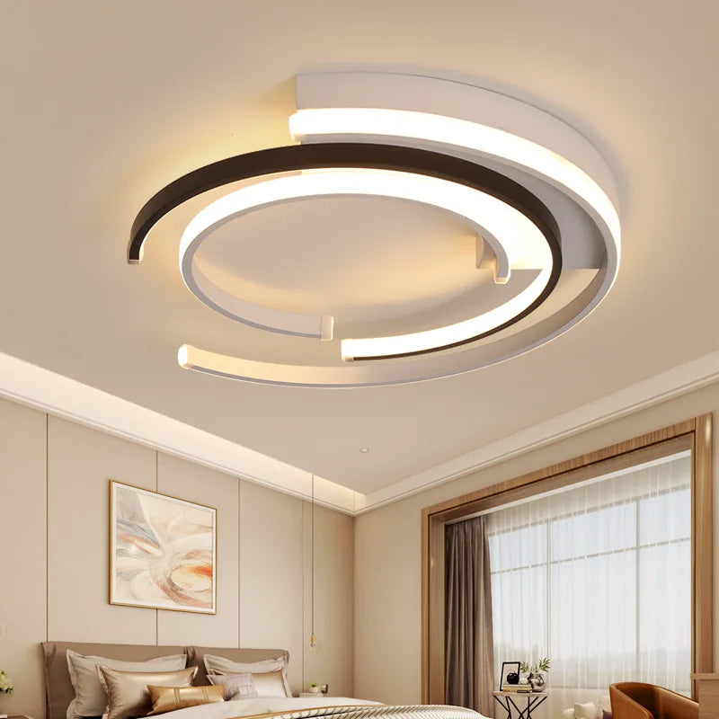 LuminaNova Contemporary LED Ceiling Fixture For Living Spaces