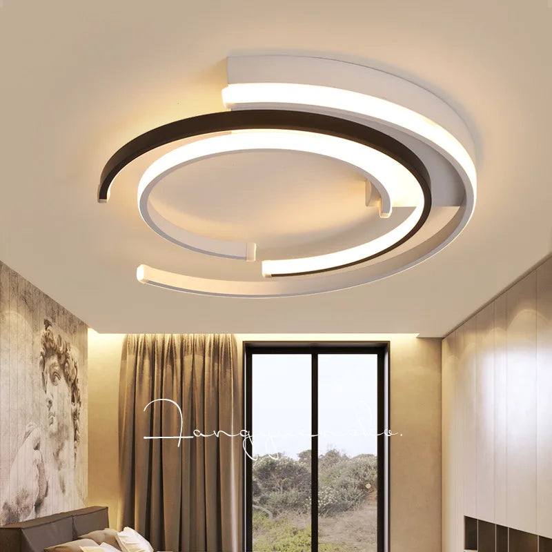 LuminaNova Contemporary LED Ceiling Fixture For Living Spaces