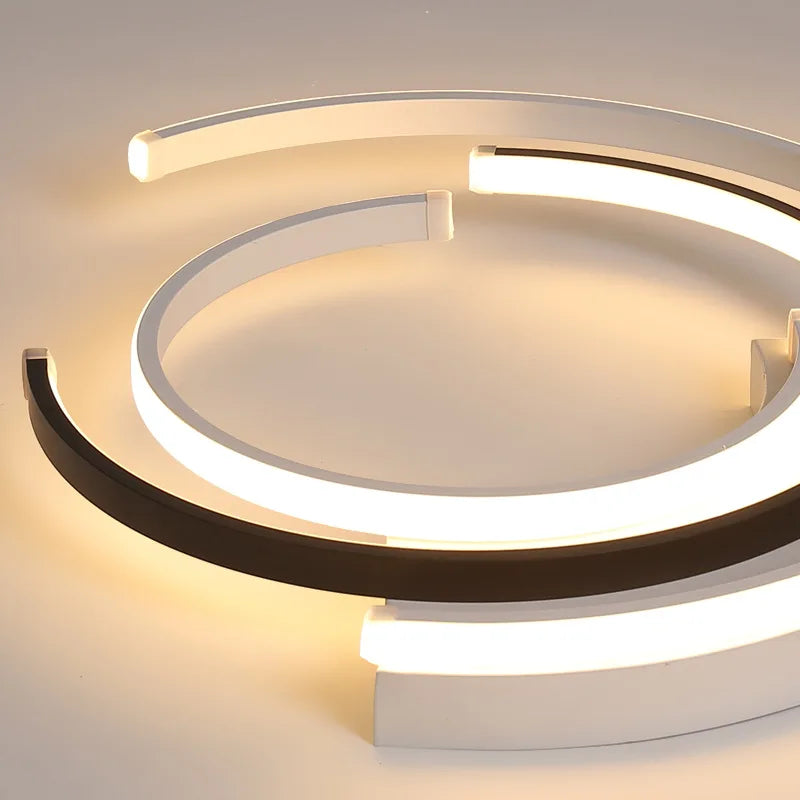 LuminaNova Contemporary LED Ceiling Fixture For Living Spaces