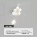 Lampa ścienna LunaCrest Księżyc i Chmura do dekoracji sypialni