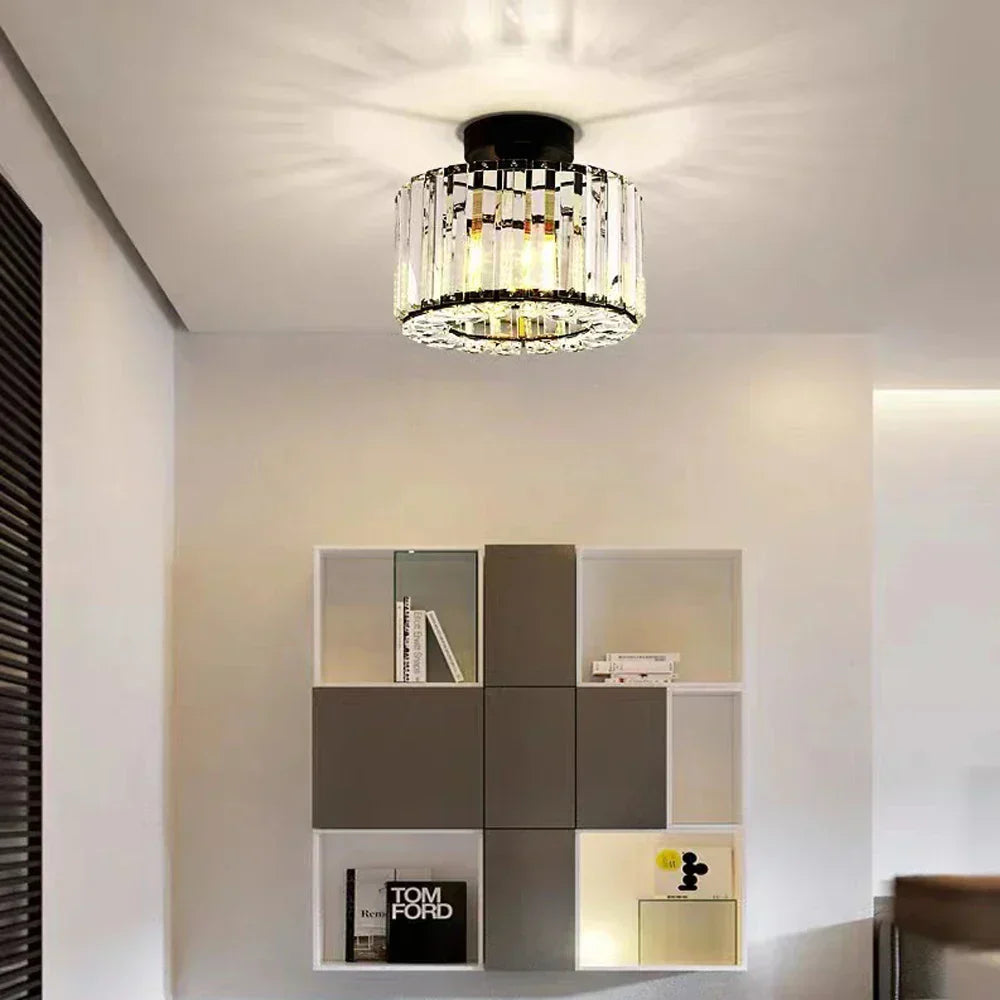 Lustră de tavan Aurora Crystal pentru o ambianță elegantă cu LED