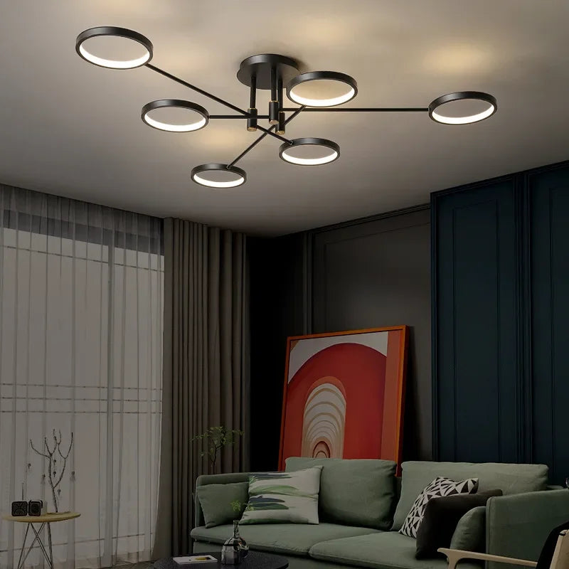 NovaLume Slim energeticky úsporný LED stropní lustr pro moderní interiéry