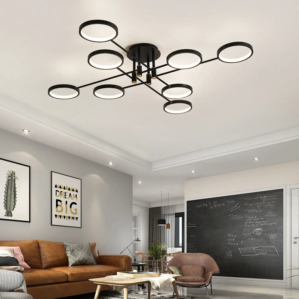 NovaLume Slim energeticky úsporný LED stropní lustr pro moderní interiéry