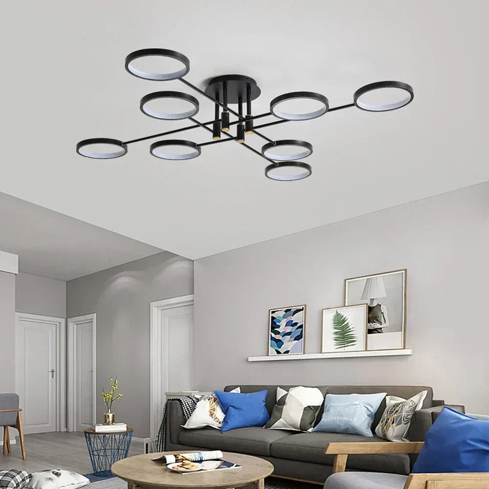 NovaLume Slim energeticky úsporný LED stropní lustr pro moderní interiéry
