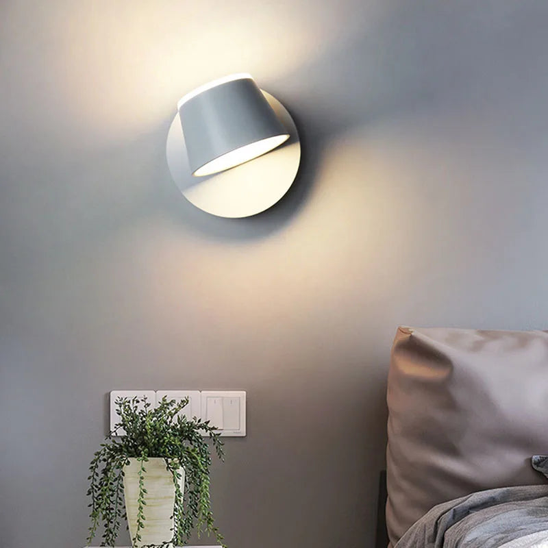 Draaibare LED-wandlamp voor moderne verstelbare verlichting