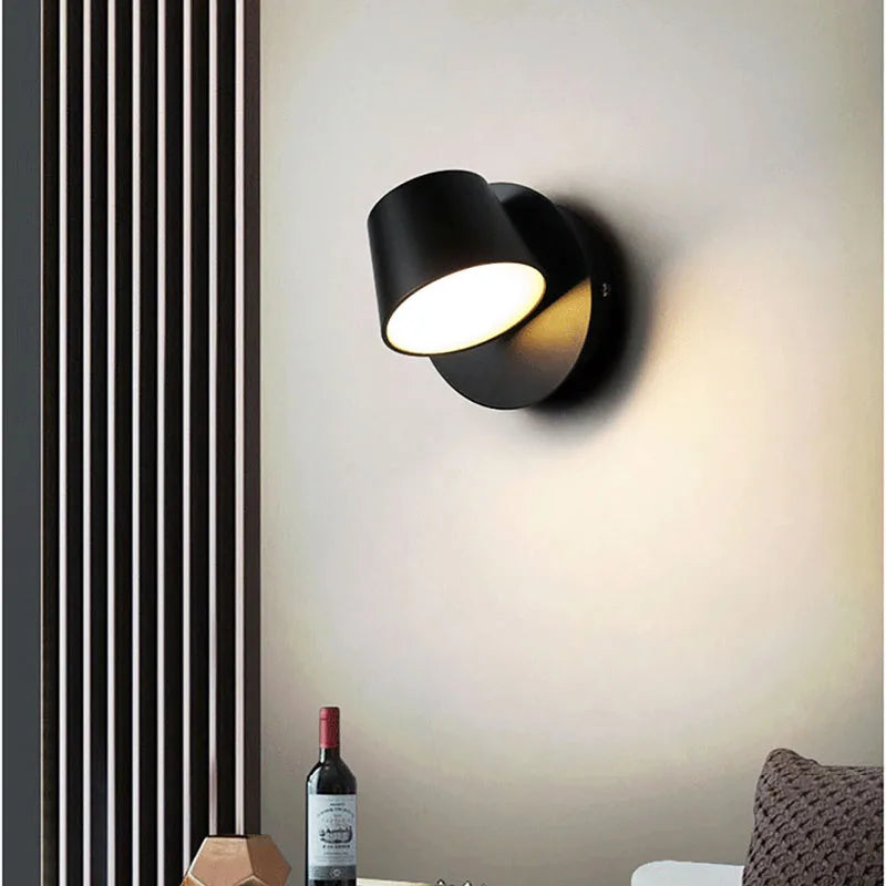 Draaibare LED-wandlamp voor moderne verstelbare verlichting