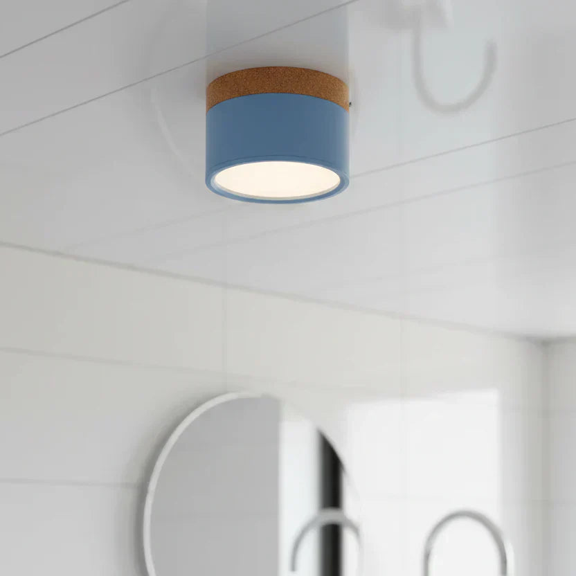 AeroNest moderni himmennettävä LED-kattovalaisin puukuvioinnilla