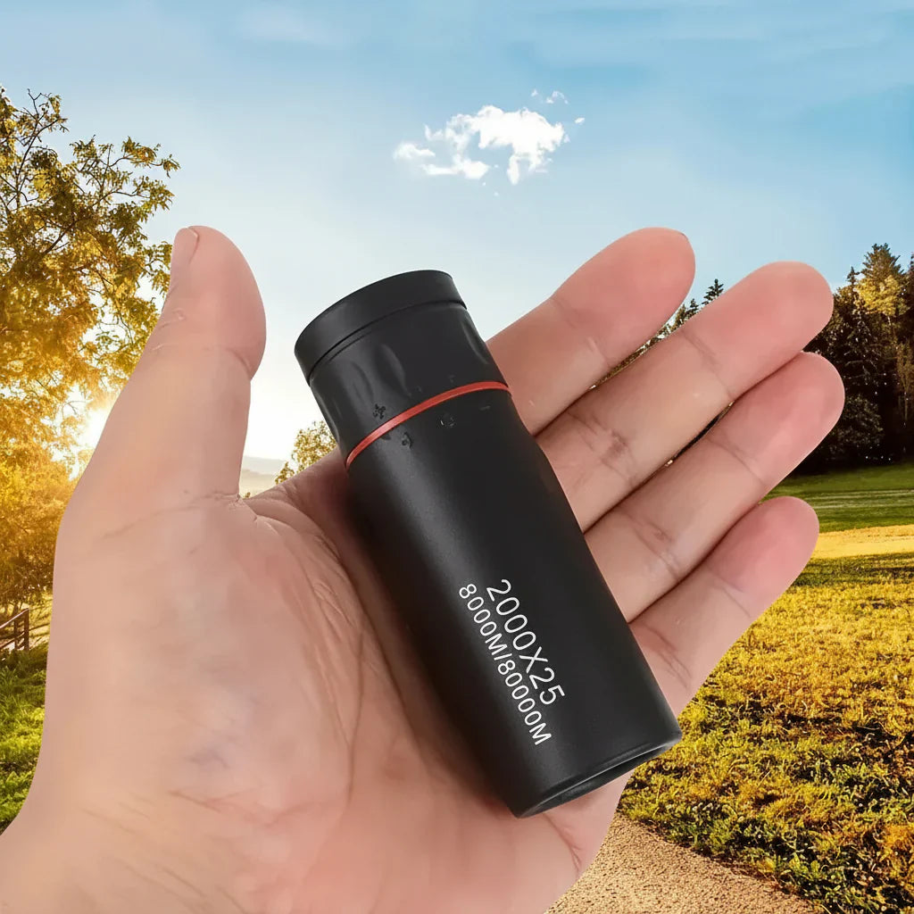 Venkovní pozorovací monokulární dalekohled s HD 2000x25 zoomem
