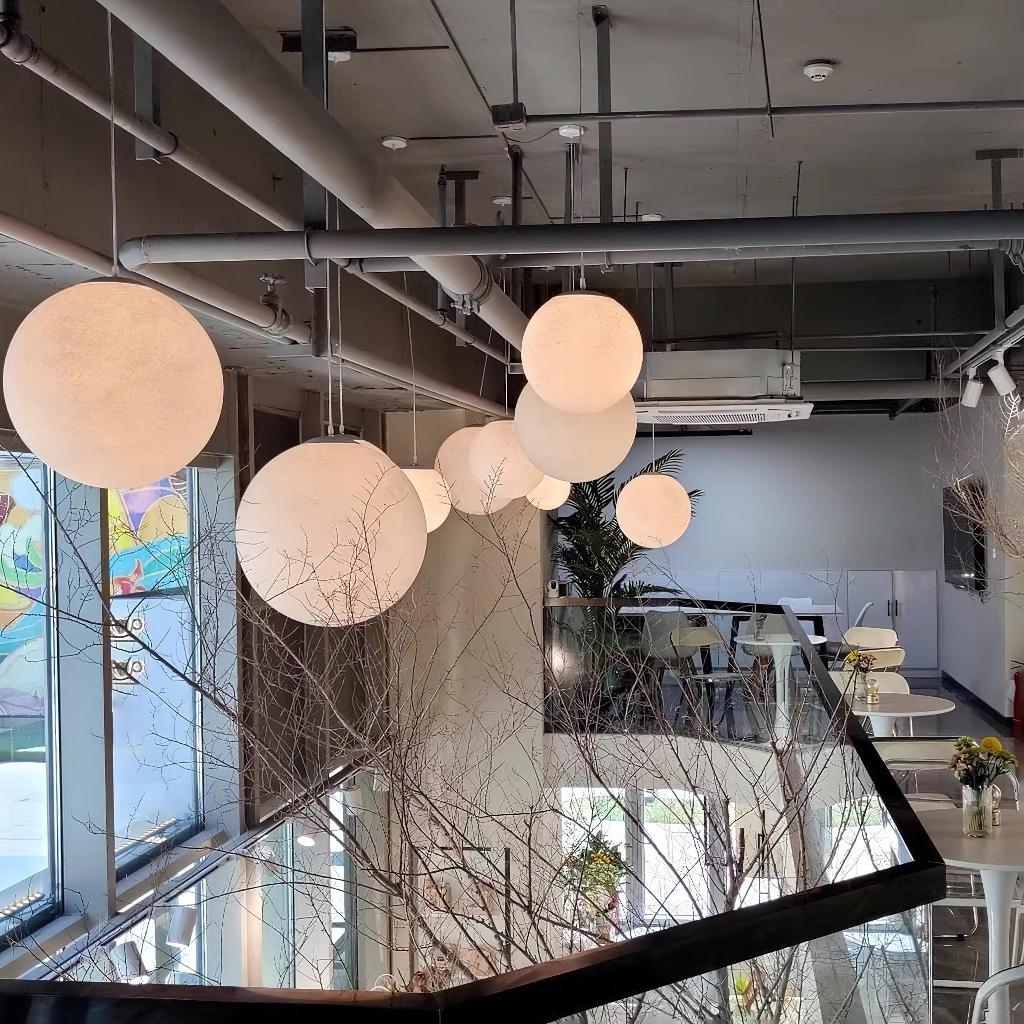 Aurelian Glow Pendant Light for Soft Moonlit Ambiance in Any Room | Snurv