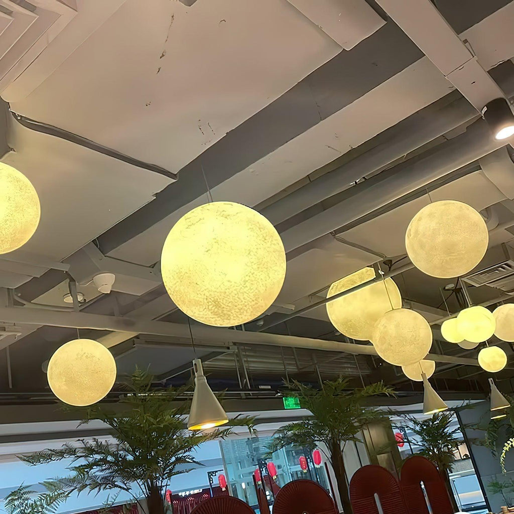 Aurelian Glow Pendant Light for Soft Moonlit Ambiance in Any Room | Snurv
