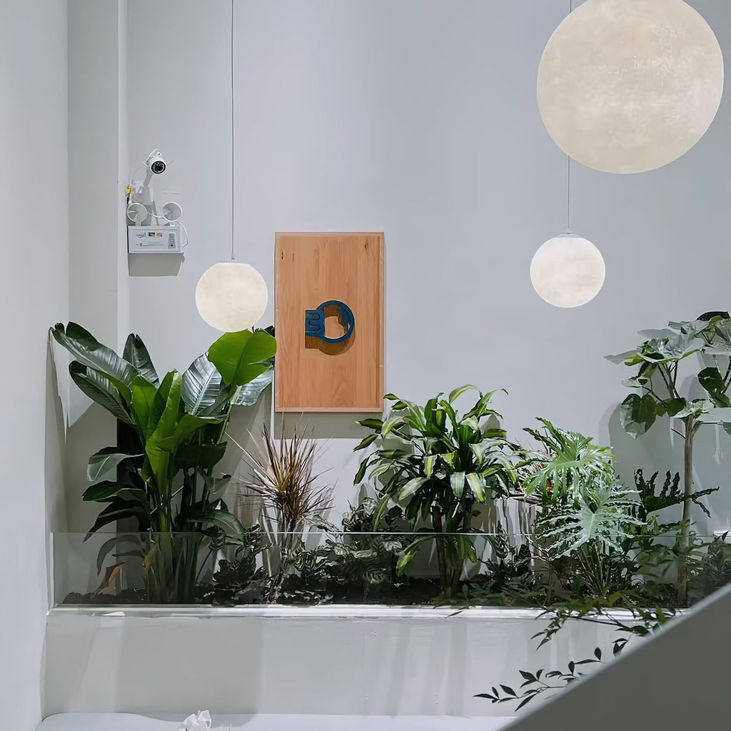 Aurelian Glow Pendant Light for Soft Moonlit Ambiance in Any Room | Snurv