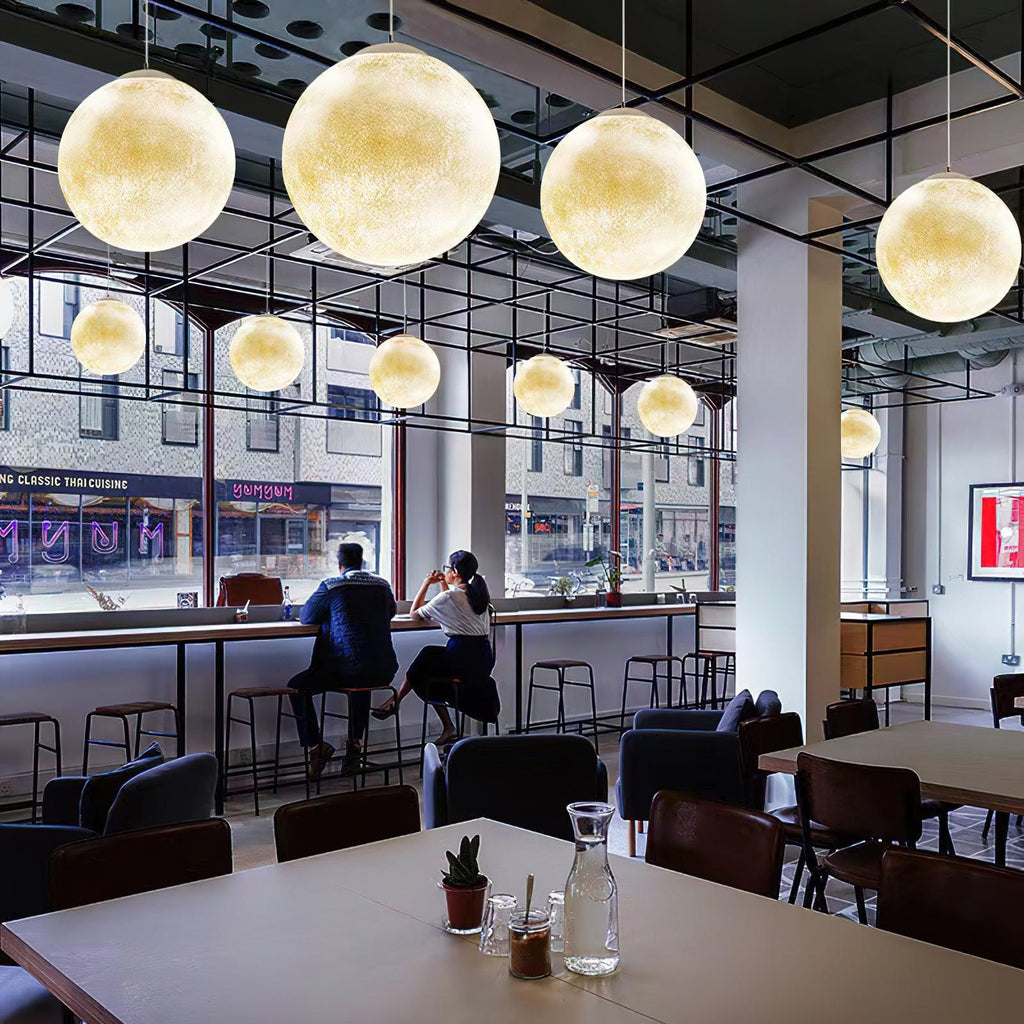 Aurelian Glow Pendant Light for Soft Moonlit Ambiance in Any Room | Snurv