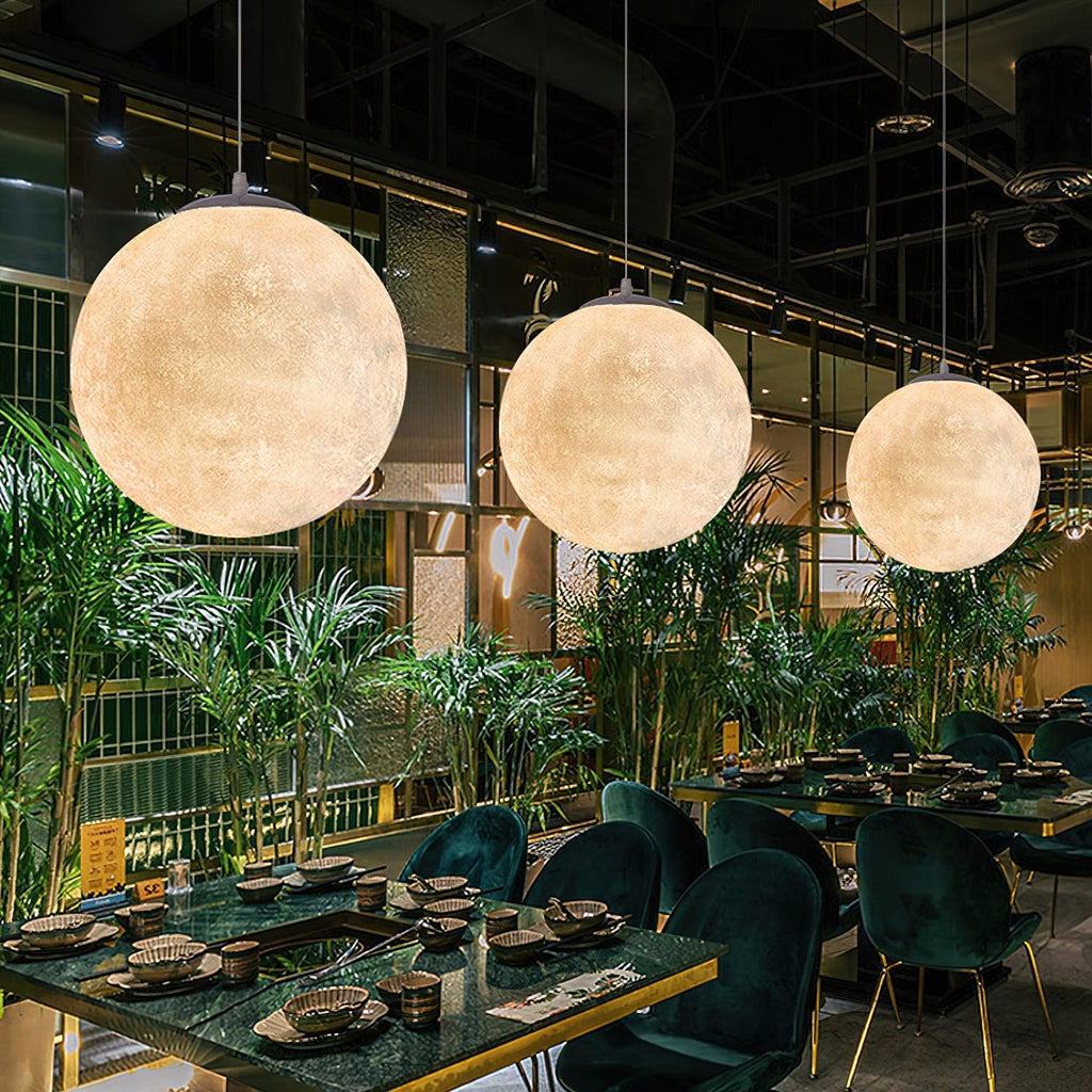 Aurelian Glow Pendant Light for Soft Moonlit Ambiance in Any Room | Snurv