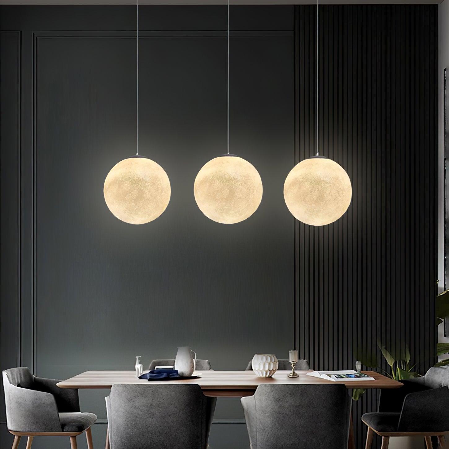 Aurelian Glow Pendant Light for Soft Moonlit Ambiance in Any Room | Snurv