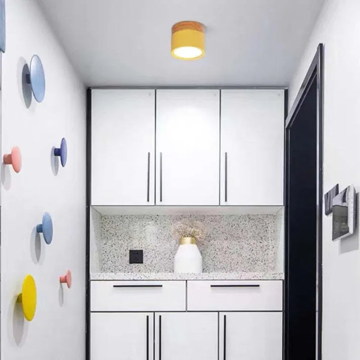 Virel Nordic LED-Deckenleuchte Minimalistisches zylindrisches Leuchtmittel | Snurv