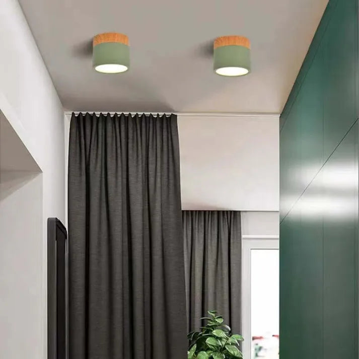 Virel Nordic LED-Deckenleuchte Minimalistisches zylindrisches Leuchtmittel | Snurv