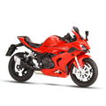 Model motocyklu z odlitku z kovové slitiny v měřítku 1:12, sběratelský exponát