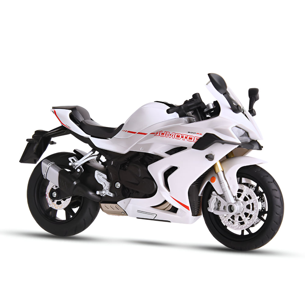 Model motocyklu z odlitku z kovové slitiny v měřítku 1:12, sběratelský exponát