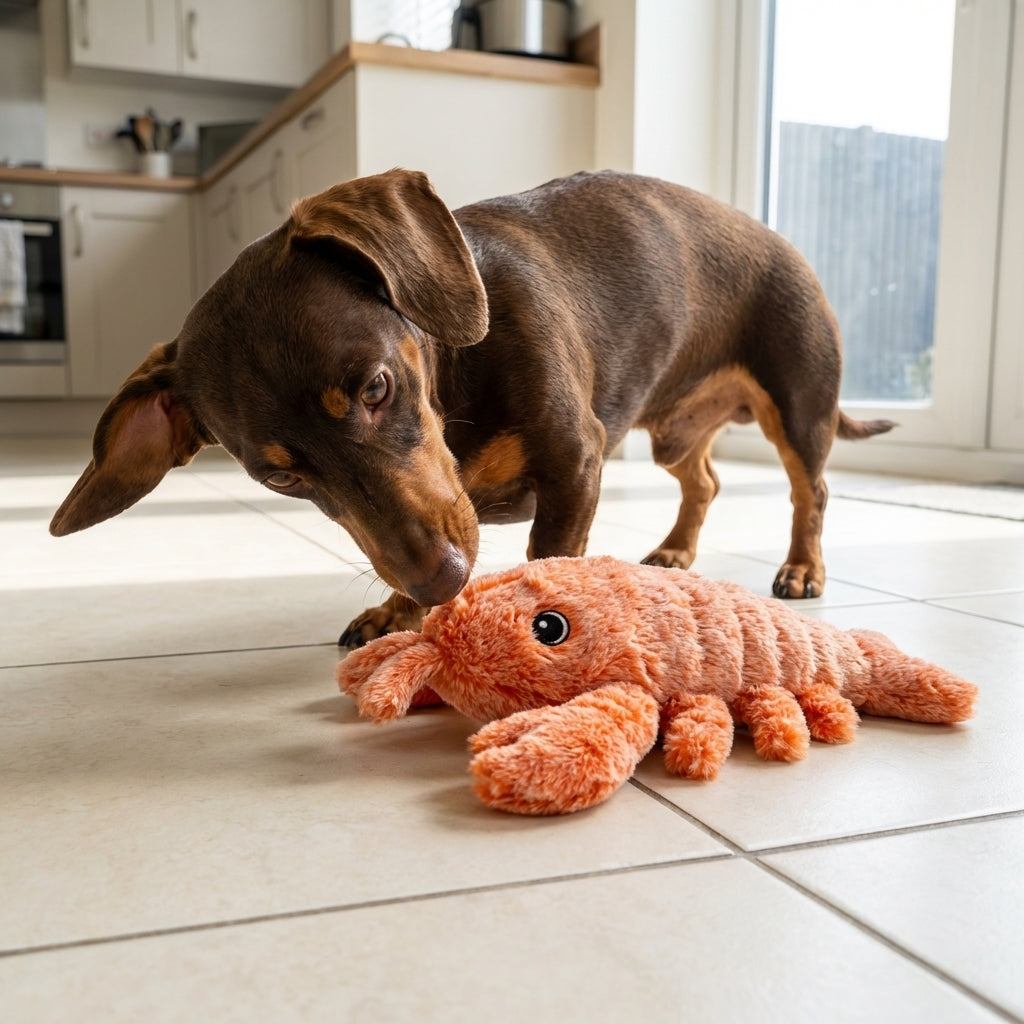 Moving Lobster Dog Toy With Motion Activation And USB Rechargeable | Rosalyssa