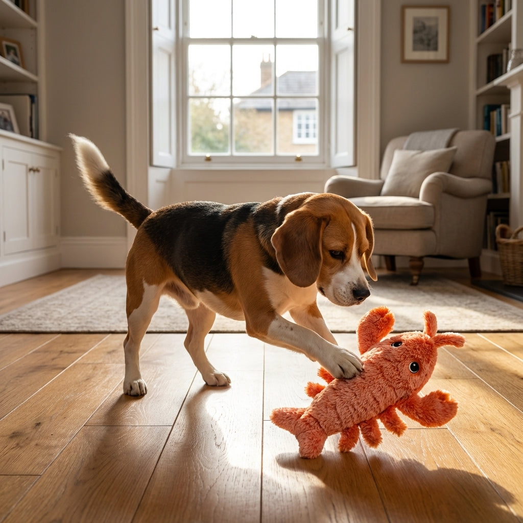 Moving Lobster Dog Toy With Motion Activation And USB Rechargeable | Rosalyssa