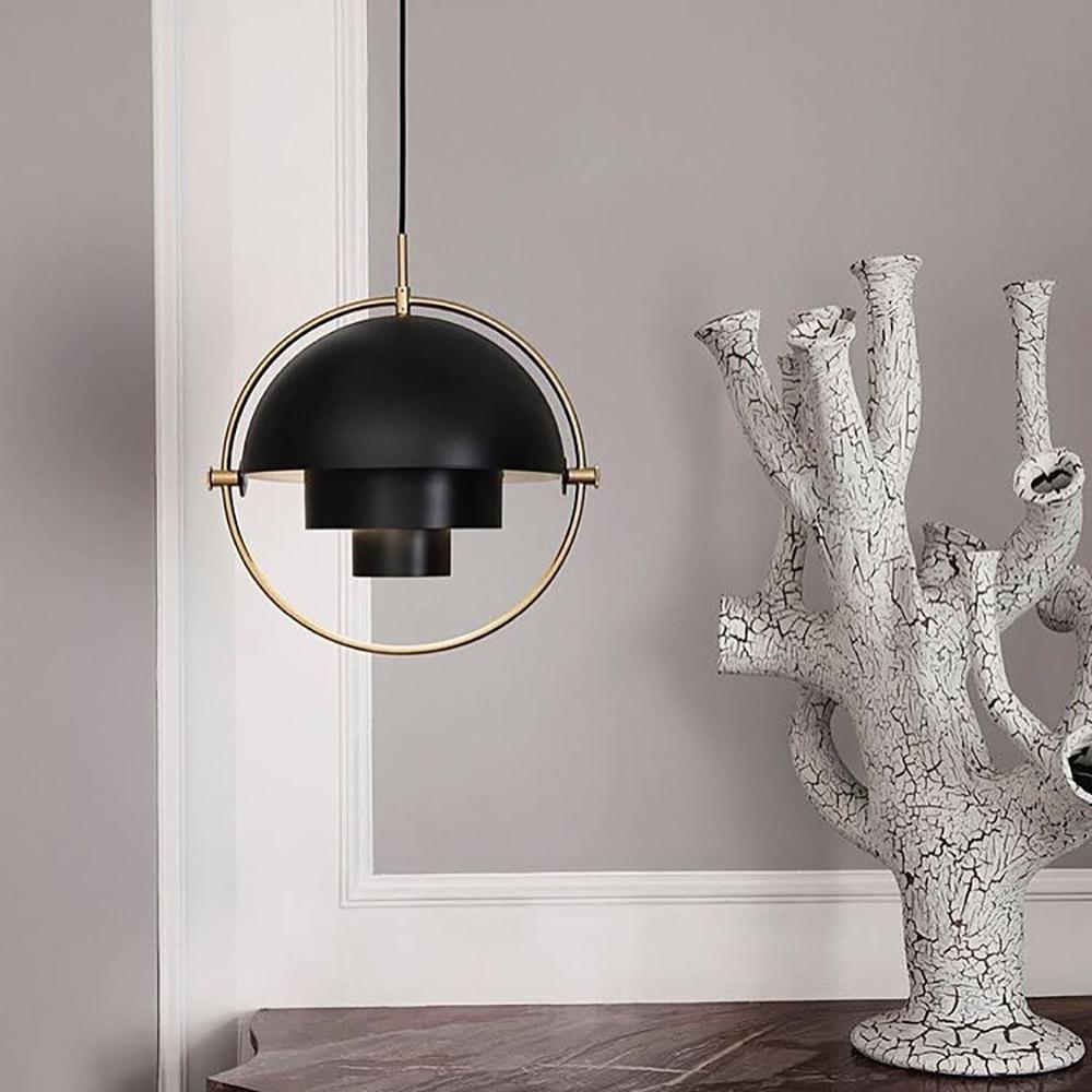 Aurora Nest Pendelleuchte mit mehrstufigem Schirmdesign