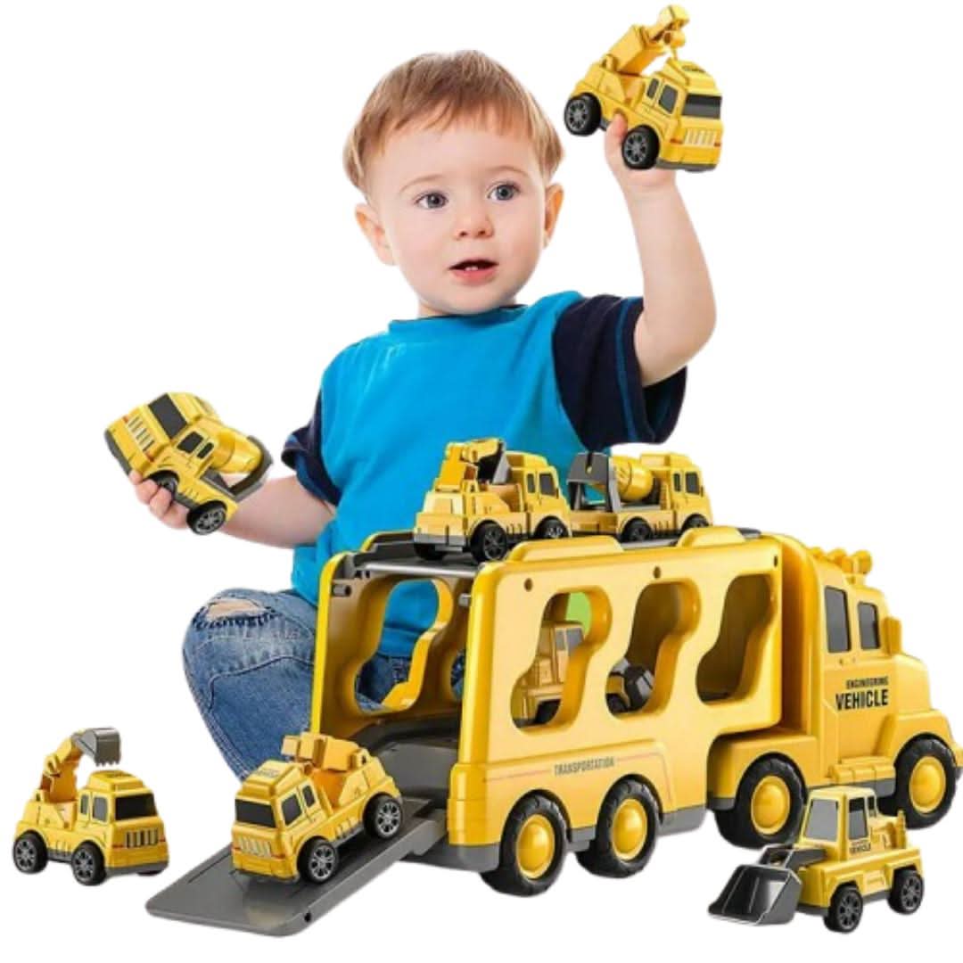 MetroMover City Transporter Toy With Light And Sound Storage, Includes Cars, Ages 3 And Up